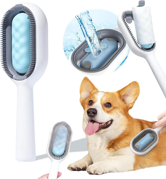 PELURE® – Cepillo 3 en 1 para Mascotas: Elimina pelos, peina y limpia fácil