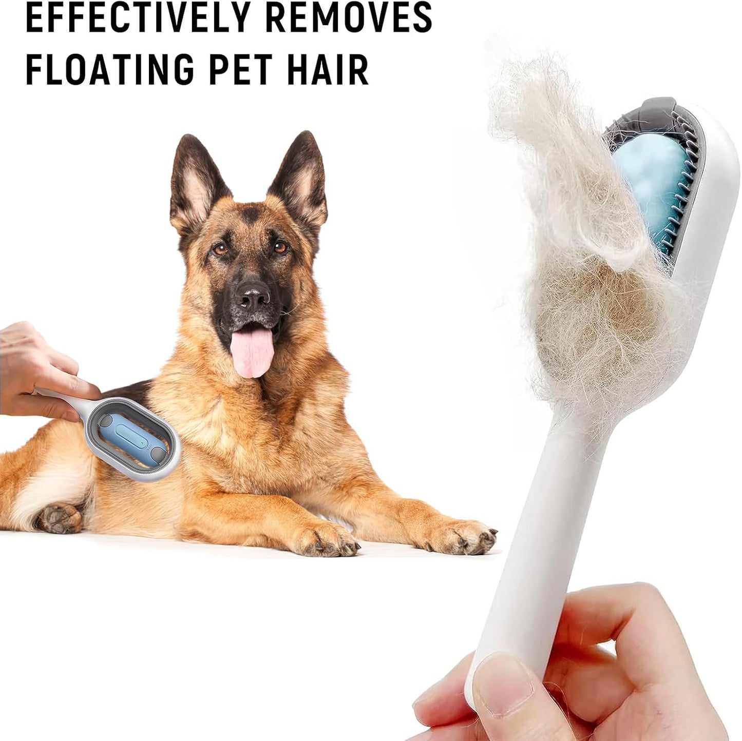 PELURE® – Cepillo 3 en 1 para Mascotas: Elimina pelos, peina y limpia fácil